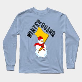 Winter Guard Snowman Long Sleeve T-Shirt